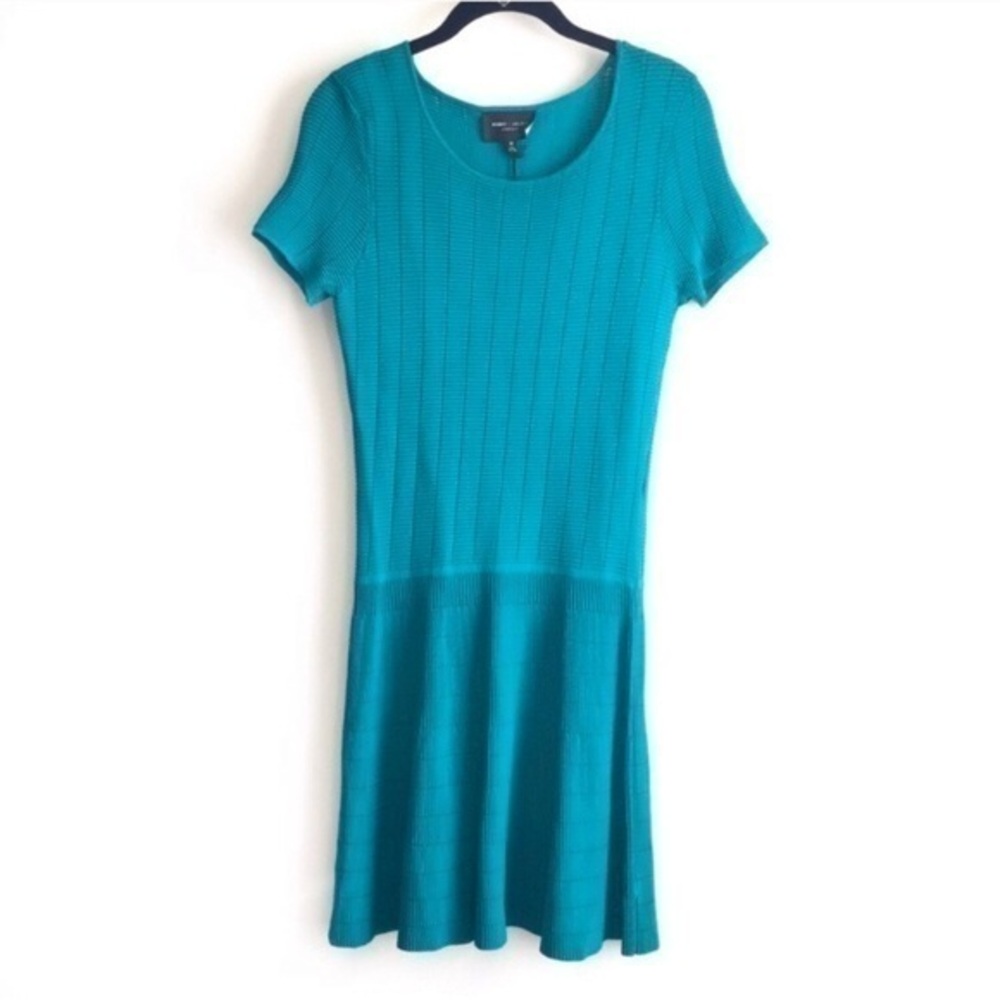 Romeo and Juliet Couture Teal Drop Waist Dress Size M